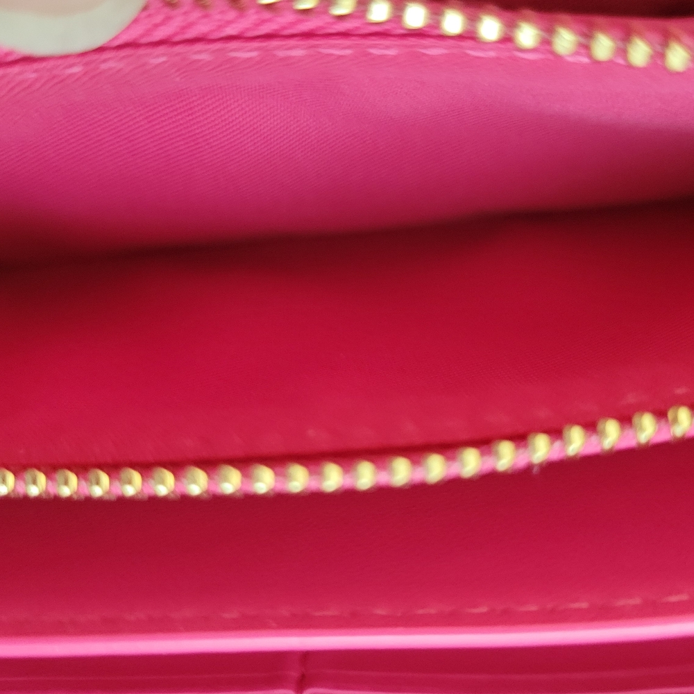 Coach Pink Accodian Wallet Wristlet - Picture 10 of 16